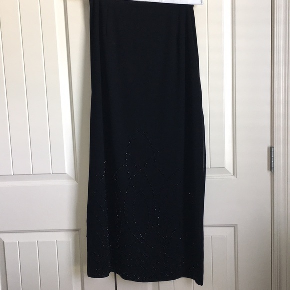 JR Nites by Caliendo Beaded full length skirt. - Picture 1 of 4